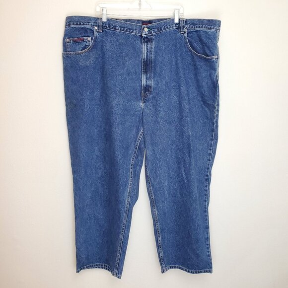 Tommy Hilfiger men's 90's Y2K relaxed fit jeans big and tall - Picture 11 of 11